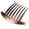 thumbnail image 5 of Unique Bargains 2 Pcs French Twist 7 Teeth Comb Small Side Combs Teeth Hair Combs Hair Clip Comb Resin 4.1"x3.31" Brown, 5 of 7