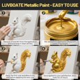 thumbnail image 3 of Pintura acrílica metálica LUVBOATE, 3 colores, 900 g, no tóxica, 3 of 8