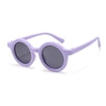 thumbnail image 4 of Gafas de sol polarizadas de silicona con montura redonda y protección UV para niños, JC113, 4 of 6