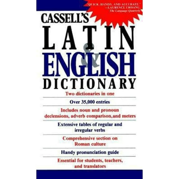 Pre-Owned Cassell's Concise Latin-English, English-Latin Dictionary (Paperback)