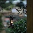 thumbnail image 6 of Decorative Metal Wall Mounted Hook for Hanging Plants, Bracket Hanger Flower Pot Holder, 2 Pack, 6 of 7