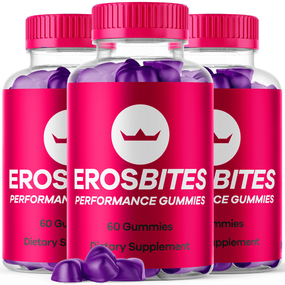 Eros Bites Gummies for Men Maximum Strength Vitamin Supplement 180 Gummies