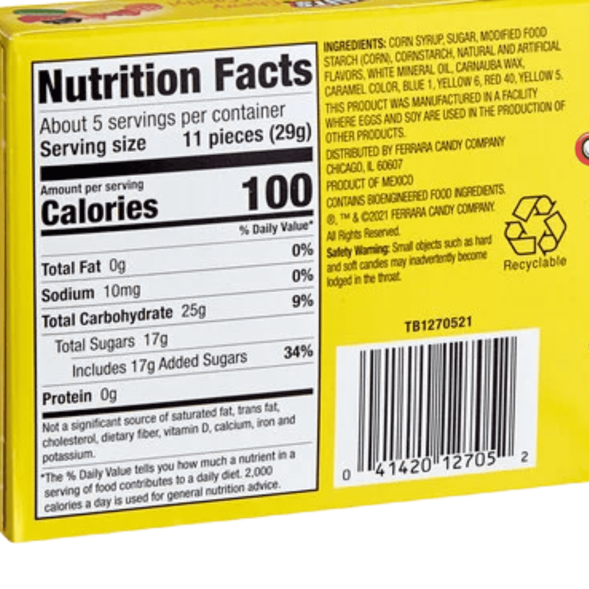 (6 pack) (3 pack) Jujyfruits Chewy Fruity Candy, Theater Box, Each 5 oz.