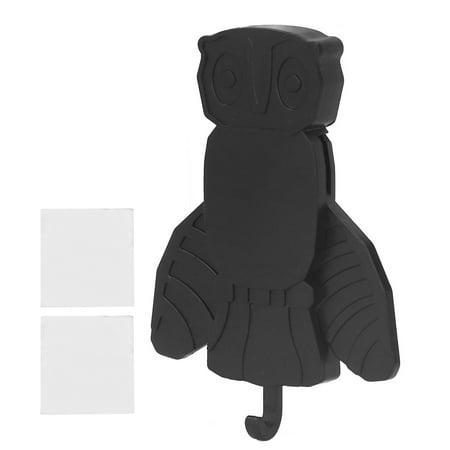 

Key Hanger Sturdy Self Adhesive Key Hook Holder Stylish Rounded Edges Decoration Space Saving Funny Shape For Home Finger Owl Bat