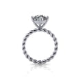 thumbnail image 2 of 5.00 Ct Excellent Round Diamond Wedding Rings for Women Solid 18K White Gold, 2 of 8