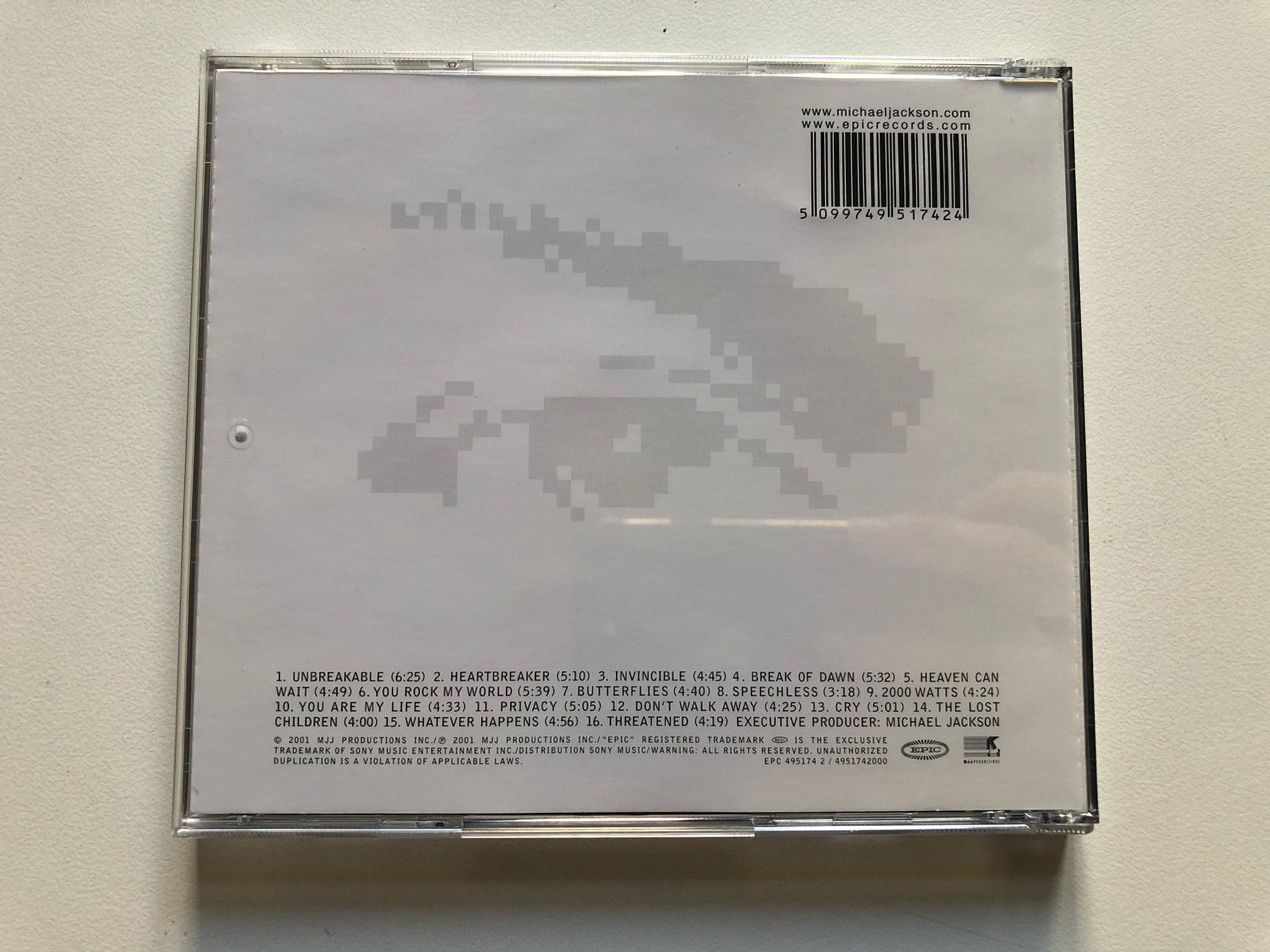 Michael Jackson - Invincible - CD
