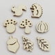 thumbnail image 2 of 100 Uds. Modelos variados de animales y setas hechos a mano de madera DIY pintura decorativa astillas de madera artesanías de madera modelos creativos oso de fresa Electrónica, 2 of 4