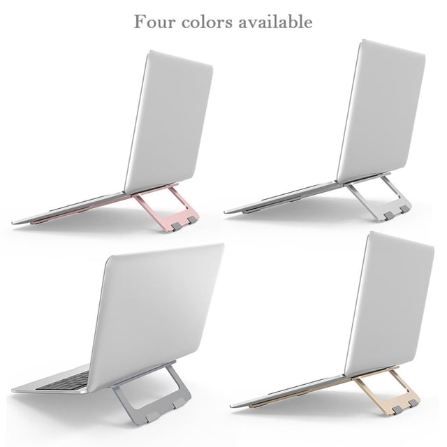 pitrice Foldable Laptop Stand Aluminum Adjustable Desktop Tablet Holder Desk Table Mobile Phone Stand No.2