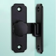 thumbnail image 4 of de pestillo de puerta corrediza de granero duradera Acero inoxidable de con tornillos de cerrojo antirrobo para puerta Negro perfecl Cerradura de puerta de granero, 4 of 8