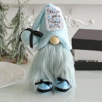 HONITANO 1Set Blue Gnome Doll Cute Gnome Decor Delicate Dwarf Gnome Window Display