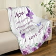 thumbnail image 2 of Gifts for Mom Blanket 60"x50", Mom Birthday Gifts, Mothers Day Birthday Gifts for Mom, Mom Gifts from Daughters Son, Gifts for Mom Birthday Christmas, Best Mom Ever Blankets Throw, 2 of 6