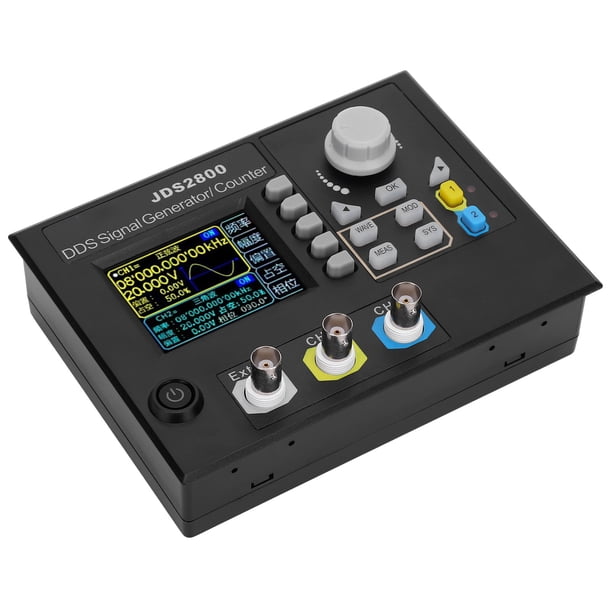 Generador De Señal De Doble Canal, Generador De Forma De Onda De Pulso De Función De 15 MHz Para Pruebas Y Mantenimiento Electrónicos, Con Pantalla LCD De Color LCD De 2.4
