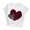 thumbnail image 4 of BLVB Valentine T Shirts for Women Cute Love Heart Graphic Tees Tops Valentines Shirt Short Sleeve Tshirts for Her, 4 of 7
