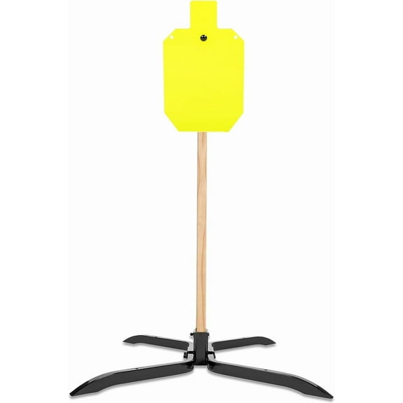 KUAFU Shooting Target Stand for Outdoors Durable Target Holder with Stable Base Powder Coated Steel