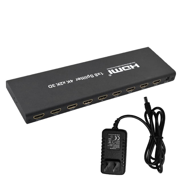 Conmutador Conmutador de 1 y 8 con divisor de conmutador de HD 4K shamjiam Distribuidor de video HDMI