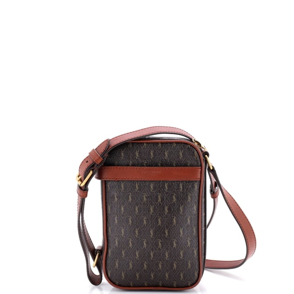 Pre-Owned Le Monogramme Crossbody Pouch Monogram All Over Coated Canvas and Leather Small By Rebag