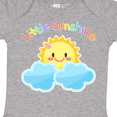 thumbnail image 4 of Inktastic Little Sunshine- Cute Sun Rainbow Letters Boys or Girls Baby Bodysuit, 4 of 5