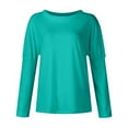 thumbnail image 4 of GILIGEGE Women's Two Piece Outfit Long Sleeve Crewneck Pullover Tops And Long Pants Tracksuit Sweatsuits With Sweatpants Mint Green XL, 4 of 8