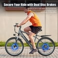 thumbnail image 4 of F28-750W Rated Electric Mountain Bike ,48V 10A Off-Road Ebike (Removable Battery）45 Mile Range,26" Pneumatic Tires-UL2849 Certified (Camp,Trail Rid) Ages14+, 4 of 11