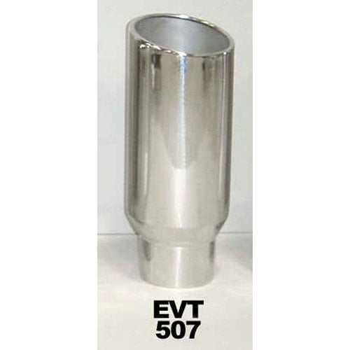 Pypes Performance Exhaust Exhaust Tip 5in x 7in 18in L Polished Weld-on