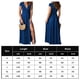thumbnail image 2 of Vestidos de Fiesta Elegantes de cintura alta con abertura vestido de noche con cuello en V profundo Vestidos de señora Ygjytge Azul T S para Mujer, 2 of 6