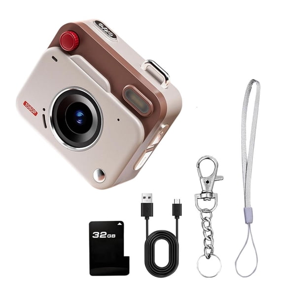 YIGSECU Lightweight Compact 44g Digital Camera 12MP Video Type C Connection Ideal For And Outdoor Enthusiasts