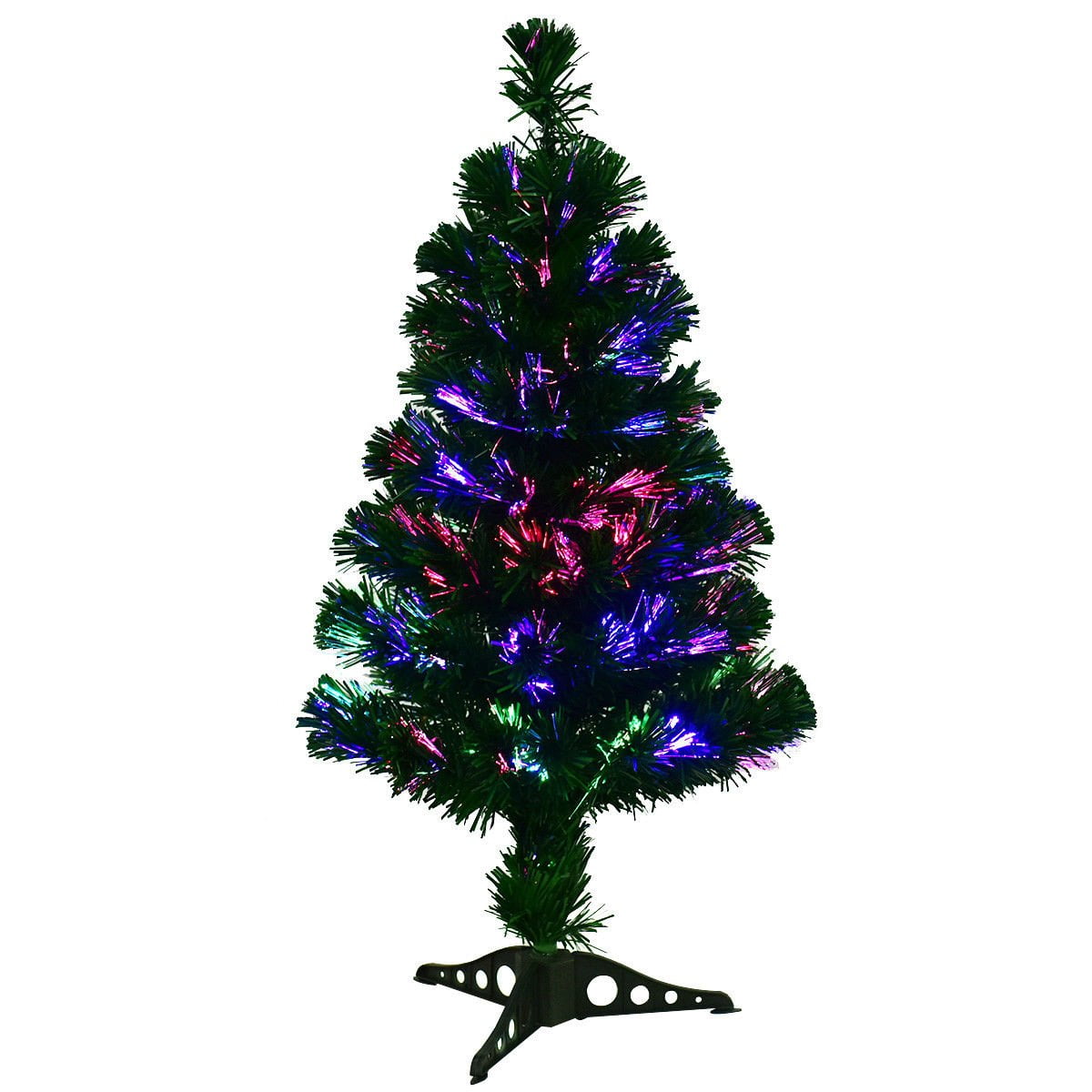 Perfect Holiday 3 ft PVC Christmas Tree, Fiber