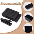 thumbnail image 4 of 12 Pack Black Necklace Cardboard Jewellery Box 7x1.7x1.3" Kraft Paper Box Long Jewellery Gift Box with Sponge for Necklace Jewelry Valentine's Gift Packaging, 4 of 9