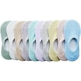 thumbnail image 2 of Toddler Little Boys Girls No Show Liner Cotton Socks Thin Multi Solid Color White Summer 10 Pack 2T-12Years, 2 of 5