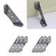thumbnail image 3 of 10pcs Universal Furniture Corner Connector Stainless Steel Angle Corner Brackets,100% New, 3 of 4