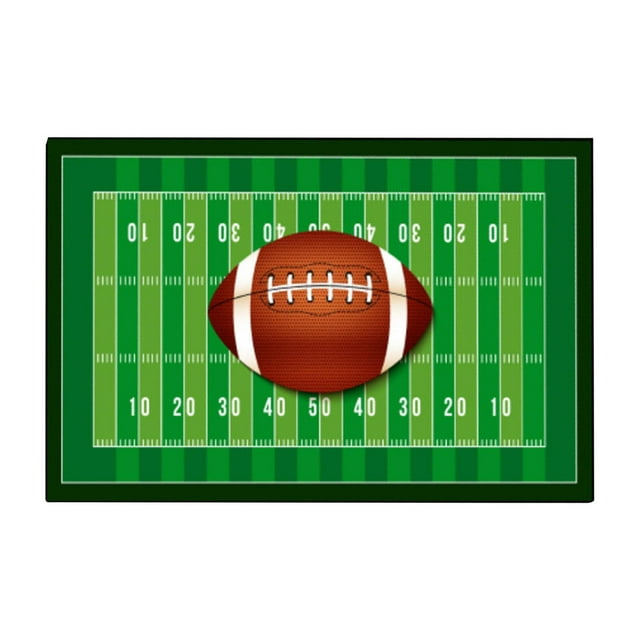 TIELUTT Tapis de Sport Rétro Terrain de Football et Tapis de Rugby Tapis de Sol Sans Porte Tapis de Salon Salle à Manger Grands Tapis de Zone Couverture de Groupe Couverture Jeté Couverture Jeté Couverture à Travers Couvertures