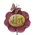 thumbnail image 3 of Home & Garden Welcome Flower Metal Butterfly S21068, 3 of 3