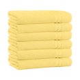 thumbnail image 1 of 100% Cotton 4-Pack Bath Towel Sets - Extra Plush & Absorbent Over-sized Sunny Yellow Bath Towels - 54" x 27" (Sunny Yellow), 1 of 1