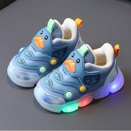 

TOWED22 Walking Shoes For Babies Children Sports Shoes Light Shoes Small White Shoes Light Board Shoes Non Slip Soft Bottom Blue