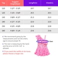 thumbnail image 7 of Girls Glinda One Piece Swimsuit with Swim Cap Movies Cosplay Outfits, Size 8-9Y, 7 of 7