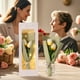 thumbnail image 5 of Ramo de flores de jabón luminosas para regalar, ramo para el Día de la Madre, jabón luminoso de mano, regalo de cumpleaños para maestros y ancianos, flores brillantes de larga duración,, 5 of 8