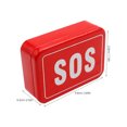 thumbnail image 2 of CTIRCHIU Boîte de Survie Extérieure Rouge en Métal, Étui de Rangement Polyvalent pour Camping Randonnée Aventure 6.5 x 4.5 x 2.5, 2 of 8