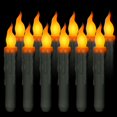 thumbnail image 5 of Velas de Halloween con Control Remoto Velas LED Sin Llama para Suministros Decoración Familiar de Cumpleaños, Flash Cálido, 5 of 5