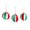 Green, variant on Christmas Tree Ornament Set 3.14x3.14x3.14in Plastic Window Scene Decor Hanging Pendant Holiday Home Decor Gift(Green)