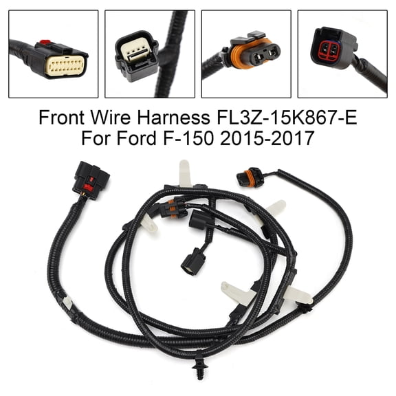 Front Wire Harness FL3Z-15K867-E for Pickup 2015-2017
