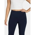 thumbnail image 4 of Time and Tru Women's High-Rise Ankle Knit Leggings, Available in 1, 2, and 3-Packs, 27" Inseam, Sizes S-XXXL, 4 of 7