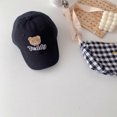 thumbnail image 2 of Paquete de 2 gorras de béisbol para niños pequeños, gorra con visera para niños y niñas, gorro bonito para bebé JAMW Sencillez, 2 of 5