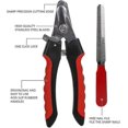 thumbnail image 2 of Dog Nail Clippers, Professional Nail Clippers With Stainless Steel Blades And Small Pet Safety Lock, 2 of 5