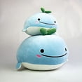 thumbnail image 2 of Wally The Whale Blue Squish Plush Pet - Cute Large Squishie Stuffed Animal for Kawaii Room Decor - Snuggaboos Original Super Soft Plushie Pillow Toy - 15 Inch, 2 of 3