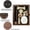 Brown, variant on Virelaxpo Wooden Pet Memory Photo Frame with Hidden Storage Compartment for Collar Toy Keepsake Box Home Decoration and Memorial Gift Idea