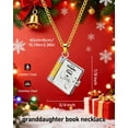 thumbnail image 5 of To My Daughter Book Necklace from Mom – Inspirational Flip Book Locket with Heartfelt Messages, Personalized Daughter Gift for Christmas, Birthday, Encouragement & Everyday Love, 5 of 6
