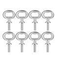 thumbnail image 1 of 8pcs Bottle Opener Inserts Kits Metal DIY Craft Beer Bottle Opener Wedding Blank Bottle Opener for Wood Turning Project, 1 of 5