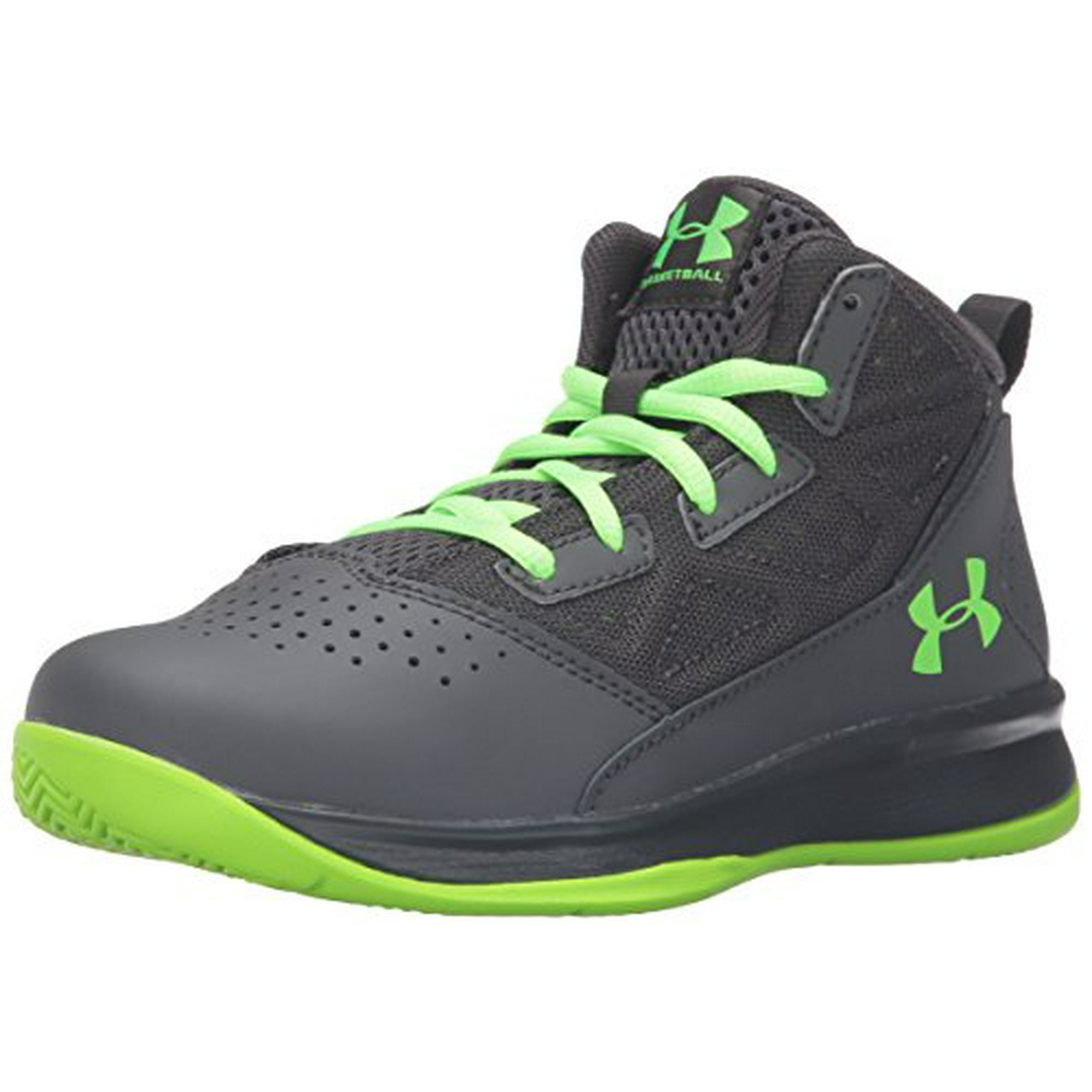 Under Armour Boys Pre School Jet Mid Basketball Shoes Team Sports