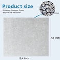 thumbnail image 3 of ERDOUY 1sheet Self-Adhesive Bling Crystal Rhinestone Sheets, 9.4" x 7.9" Size, Sparkling Glitter Rhinestone Stickers for Car Decor, Craft Projects & DIY Creative Embellishments, Dark Blue, 3 of 4