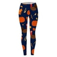 thumbnail image 5 of TYGHBN Thanksgiving Turkey Pumpkin Wheat Print High Waisted Tight Comfortable Sports Leggings for Women plus Leggings for Women plus Size Women's Leggings with Pockets Workout Women Shorts plus Size, 5 of 5